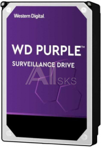 1212208 Жесткий диск WD Original SATA-III 10Tb WD102PURZ Surveillance Purple (7200rpm) 256Mb 3.5"