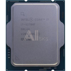 1883819 CPU Intel Core i7-12700F Alder Lake OEM {2.1 ГГц/ 4.8 ГГц в режиме Turbo, 25MB, LGA1700}