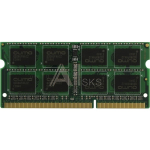 1601480 QUMO DDR3 SODIMM 8GB QUM3S-8G1600C11L PC3-12800, 1600MHz, 1.35V OEM/RTL