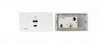 134168 Приемник HDMI Kramer Electronics [WP-789R/EU-80/86(W)], RS-232, ИК по витой паре HDBaseT; поддержка 4К60 4:2:0, PoE, исполнение в виде настенной панел