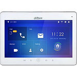 11031069 DAHUA DHI-VTH5241DW-S2 Монитор видеодомофона IP 10-дюймовый, возможность просмотра IP камер, белый, ёмкостной сенсорный экран, поддержка micro-SD до 3