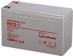 1000527480 Аккумуляторная батарея PS CyberPower RV 12-7 / 12 В 7,5 Ач Battery CyberPower Professional series RV 12-7, voltage 12V, capacity (discharge 20 h)