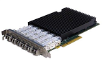 Адаптер SILICOM 1Gb PE2G6SFPI35-R Six Port SFP Gigabit Ethernet PCI Express Server Adapter X8, PCI Express Gen2, Based on Intel i350, standard height, short