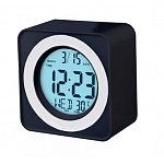 11002313 Perfeo Часы-будильник "Bob", чёрный, (PF-F3616) время, температура [PF_C3742]