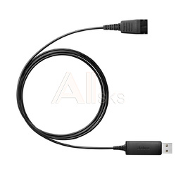 Адаптер QD на USB, соединение для подключения проводных QD-гарнитур Jabra LINK 230 (PN: 230-09)