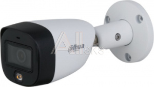 1954901 Камера видеонаблюдения аналоговая Dahua DH-HAC-HFW1209CP-LED-0280B-S2 2.8-2.8мм HD-CVI HD-TVI цв. корп.:белый