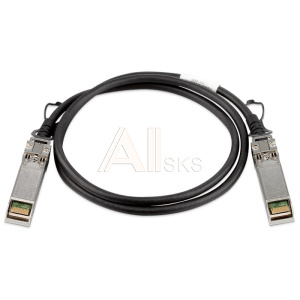 1982627 D-Link DEM-CB100S/D2A Пассивный кабель 10GBase-X SFP+ длиной 1 м для прямого подключения