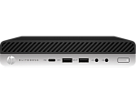 4KV50EA#ACB HP EliteDesk 705 G4 Mini AMD Ryzen 3 Pro 2200GE (3.2-3.6GHz,4 Cores),4Gb DDR4-2666(1),1Tb 7200,WiFi+BT,USB Slim kbd+USB Mouse,Stand,VGA,3y,Win10Pro