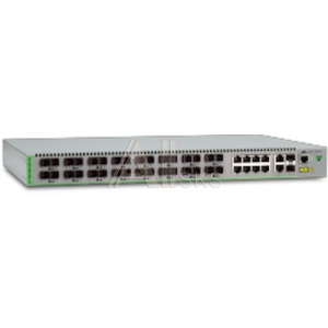 AT-FS980M/28-50 Allied telesis 24 x 10/100T ports and 4 x 100/1000X SFP (2 for Stacking), Fixed AC power supply, EU Power Cord