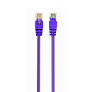 Кабель Cablexpert Патч-корд UTP PP12-0.5M/V кат.5e, 0.5м, литой, многожильный (фиолетовый)