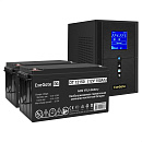 296832 Комплект ИБП EX295988RUS + батарея 150Aч EX282990RUS 2шт (инвертор, синус, для котла) ExeGate SineTower SZ-1500.LCD.AVR.2SH.1C13.USB <1500VA/1200W, чи