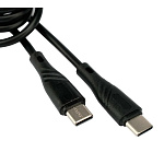 11009024 Кабель USB2.0 Cablexpert Type-C/Type-C, Classic 0.1, 3A, 60Вт, PD/QC3.0, медь, 2м, черный, коробка (CCB-USB2-CMCMO1-2MB)