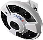 1870607 Камера видеонаблюдения IP Trassir TR-D9151IR2 1.4-1.4мм корп.:белый