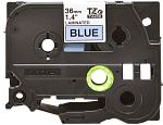 TZE561 Brother TZe561: для печати наклеек черным на синем фоне, ширина: 36 мм.