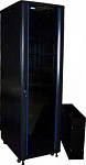 1992055 Шкаф коммутационный Lanmaster (TWT-CBB-27U-6X10-G1) напольный 42U 600x1000мм пер.дв.стекл задн.дв.перфор.2-хст. 2 бок.пан. 800кг черный IP20