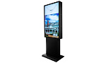 Уличный всепогодный киоск Lumien [LOSK8602UHD] серии Outdoor, диагональ 86", 3840 x 2160, яркость 4000 кд/кв.м, IP67, защитное стекло IK10, оптическая