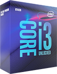 1000538967 Боксовый процессор APU LGA1151-v2 Intel Core i3-9350K (Coffee Lake, 4C/4T, 4/4.6GHz, 8MB, 91W, UHD Graphics 630) BOX