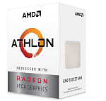 CPU AMD Athlon 3000G, 2/4, 3.5GHz, 192KB/1MB/4MB, AM4, 35W, Radeon Vega 3, YD3000C6FHMPK multipack