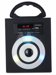 442641 Аудиомагнитола Supra BTS-550 черный 5Вт/MP3/FM(dig)/USB/BT/SD