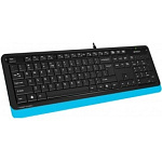 1709128 Клавиатура A-4Tech Fstyler FK10 BLUE черный/синий USB [1147528]