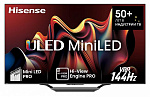 Телевизор QLED Hisense 75" 75U7NQ темно-серый 4K Ultra HD 120Hz DVB-T DVB-T2 DVB-C DVB-S DVB-S2 USB WiFi Smart TV