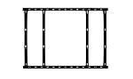 68660 Крепление NEC [PD02VWXUN 46 L] Entry flat videowall mount for MultiSync UN462A/VA, UN492A/VA