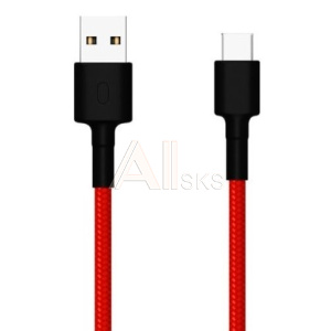 1615443 Xiaomi Mi Type-C Braided Cable (Red) [SJV4110GL] Кабель