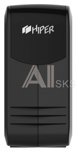 ИБП HIPER OFFICE-800, standby, 800ВА(480Вт), 3 розетки Schuko, USB-порт, чёрный