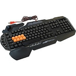 1383804 Клавиатура A-4Tech Bloody B318 Black USB Multimedia Gamer LED (подставка для запястий) [326276]