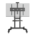 TS1891-B ONKRON стойка для телевизора с кронштейном 50"-90", мобильная, чёрная TS1891