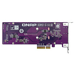 11009626 Плата расширения/ QNAP QM2-2P-344A 2 x M.2 22110 or 2280 PCIe (Gen3 x4) NVMe SSD slots, Low-profile flat and Full-height brackets included.