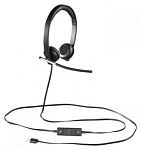 773611 Наушники с микрофоном Logitech H650E черный 1.1м накладные оголовье (981-000519)