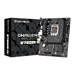 Материнская плата MAXSUN MS-Challenger B760M-N D5, LGA1700, B760, 2*DDR5, 3*SATA3, 2*M.2, 2*USB 3.2, 4*USB 2.0, 1*PCIEx16, 1*PCIEx4, VGA+HDMI, mATX