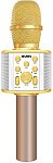 1000669726 Микрофон для караоке SVEN MK-950, белый-золотой (6 Вт, Bluetooth, microSD, 1200мА*ч)