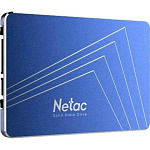 1894398 SSD Netac 2.5" 128Gb N600S Series <NT01N600S-128G-S3X> Retail (SATA3, up to 540/490MBs, 3D NAND, 140TBW, 7mm)
