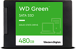 1000681858 Твердотельный накопитель WD SSD Green, 480GB, 2.5" 7mm, SATA3, 3D TLC, R/W 545/н.д., IOPs н.д./н.д., TBW н.д., DWPD н.д. (12 мес.)