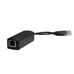 WI-POE11S-48V, Сплиттер PoE, совместим с 802.3af/at ,1FE PoE-in, 1FE out, DC 12В out