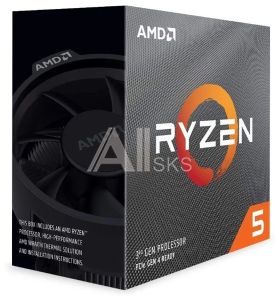 100-000000031 CPU AMD Ryzen 5 3600, 6/12, 3.6-4.2GHz, 384KB/3MB/32MB, AM4, 65W, OEM, 1 year