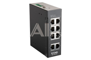 Коммутатор D-LINK DIS-100E-8W/A1A, L2 Unmanaged Industrial Switch with 8 10/100Base-TX ports.1K Mac address, 802.3x Flow Control, Stand-alone, Auto MDI/MDI-X for