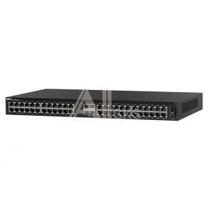 Коммутатор DELL EMC Switch N1148P-ON, L2, 48 ports RJ45 1GbE, 24 ports PoE/PoE+, 4 ports SFP+ 10GbE, Stacking 3YPSNBD (210-AJIV)