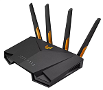 Роутер беспроводной Asus TUF-AX4200 AX4200 10/100/1000/2500BASE-TX/4G ready черный