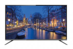 1125624 Телевизор LED Hyundai 50" H-LED50ET1002 черный/Ultra HD/60Hz/DVB-T/DVB-T2/DVB-C/DVB-S2/USB (RUS)