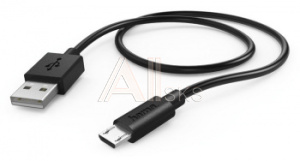 1124985 Кабель Hama 00178328 USB (m)-micro USB (m) 0.6м черный