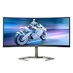 3224345 ЖК монитор PHILIPS/34" Cенсорный экран нет/VA/3440x1440 21:9/165 Hz/300/3000:1/4 мс/да/черный/11.5 кг 34M1C5500VA