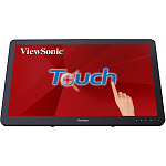 Viewsonic 23.6" TD2430 Touch VA LED, 1920x1080, 10ms, 250cd/m2, 50Mln:1, 178°/178°, VGA, HDMI, DP, USB*2, Speakers, Tilt, VESA(100x100), Black