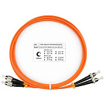 11053326 Cabeus FOP-62-FC-ST-2m Шнур оптический duplex FC-ST 62,5/125 mm 2м LSZH