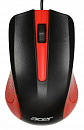 1369696 Мышь Acer OMW012 черный/красный оптическая (1200dpi) USB (3but)