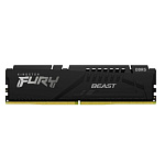 11062609 Модуль памяти Kingston 16GB DDR5 6400 CL32 FURY Beast Black XMP Non-ECC Unbuffered DIMM 1RX8 32-39-39 1.4V 288-pin 16Gbit