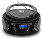 1103864 Аудиомагнитола Hyundai H-PCD380 черный/серый 4Вт/CD/CDRW/MP3/FM(dig)/USB/BT