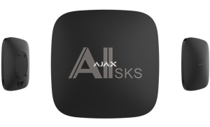 11790.01.BL1 AJAX Hub Plus Black (Интеллектуальная централь - 4 канала связи (2SIM 3G + Ethernet + WiFi),чёрная)